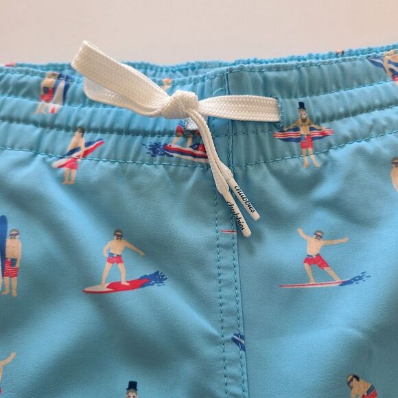 Chubbies Men's Blue Surfer Print Swim Trunks Board Shorts Size Medium - Picture 3 of 11